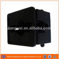 CNC aluminum black powder coating part